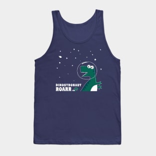 Cute Astronaut dinosaur. Tank Top